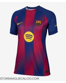 Barcelona Maglia Gara Casa Repliche 2025-26 Donna Maniche Corte